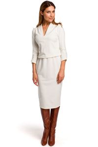 Stylove Formelle Frauenkleider Konstantyn S194 grau L