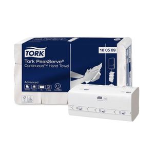 Tork PeakServe® Endlos?-Papierhandtücher H5, Advanced-Qualität, 12× 270 Tücher, weiß