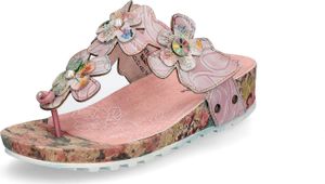Laura Vita Damen Pantolette rosa