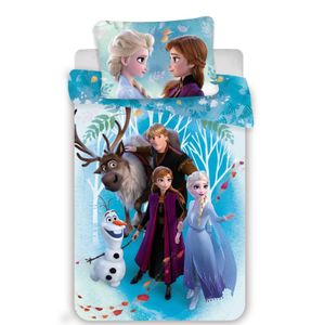 Disney Frozen 2 Bettwäsche Eiskönigin Anne Elsa Snowflake Kopfkissen Bettdecke 140x200