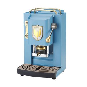 Faber Mini Deluxe Napoli Edition Azzurro Scudetto Messing Kaffeemaschine Stahlrahmen Faber Mini Deluxe Napoli Edition Azzurro Scudetto Messing Kaffeemaschine Stahlrahmen
