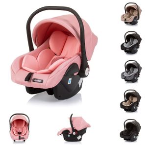 Chipolino Babyschale Havana i-Size (40-85cm) Gruppe 0+ bis 13 kg Gurt Sonnendach rosa