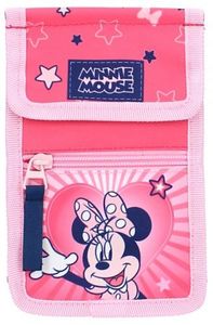 peňaženka Minnie Mouse Choose To Shine 18 cm ružová