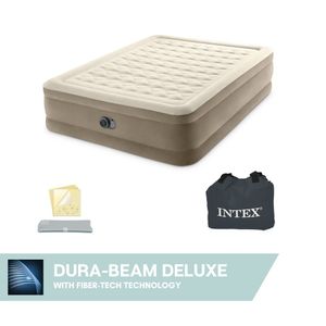 Intex 64428NP Luftbett Ultra Plush Bed Queen 230 V, Beige