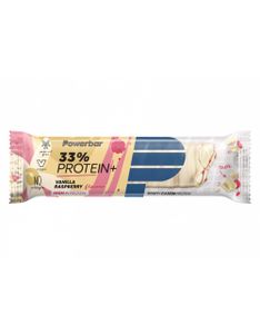 PowerBar Protein Plus Bar 33% 90 g Vanille-Himbeere / Riegel, Cookies & Brownies / Leckerer Proteinriegel mit hochwertigem Whey Protein und Casein Protein