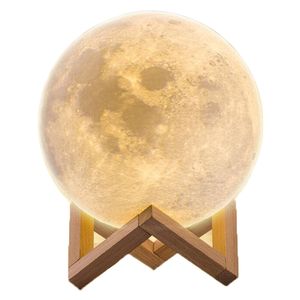 Mondlampe - Nachtlampe (15cm) Einzigartige Geburtstagsgeschenke wiederaufladbarem  , Touch Control, Dimmbar, für Kinder, Mutter, Tochter, Freunde