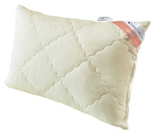Vankúš na spanie 50x70 CLASSIC COMFORT Senna Home so zipsom pre úpravu mäkkosti, antialergická, výplň granulát, kremova