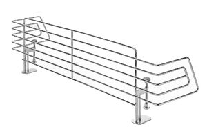 Reer Herdschutzgitter CLASSIC zum Klemmen aus Edelstahl, extra sicher, für 99% aller Küchen geeignet, silber