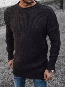 Dstreet Classic sweter męski Toussaint ciemnoszary XL