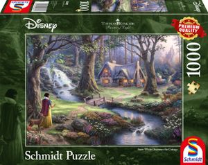 Schmidt Spiele 59485 - Puzzle Thomas Kinkade 1.000 Teile - Disney, Schneewittchen