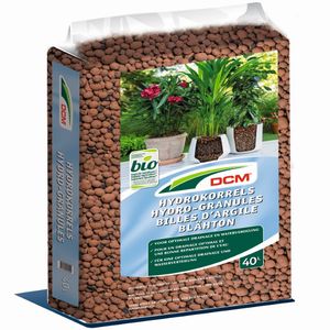 Cuxin DCM 40L Blähton 8-16 mm Drainage Hydrokultur Wurzel Wachstum Topfpflanzen