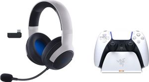 RAZER Legendary PS5 Duo Bundle Kaira Wireless Headset & Dualsense Ladestation