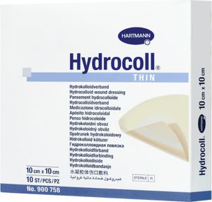 Hartmann HydrocollVerb. tenký Z-sklad 10x10cm P10 | balenie (10 ks)
