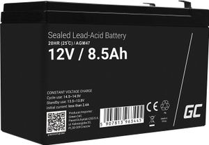 Green Cell® AGM 12V 8,5Ah Akku VRLA Blei-Batterie Bleiakku Ersatzakku Gelakku Akkubatterie Zyklenfest Unbemannt Spielzeug | Elektro Spielzeug| Alarm | Notstrom | Kinderfahrzeuge| Kinder-Quad