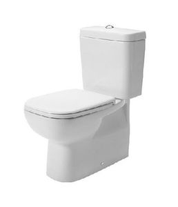 Duravit D-Code - Stand-WC-Kombination, Abgang Vario, Weiß 21180900002