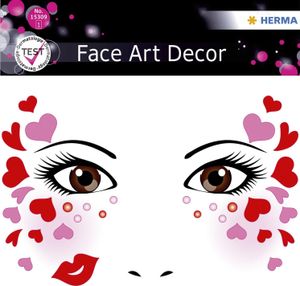 HERMA Face Art Naklejka na twarz "Miłość"