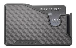 Fantom Wallet - X 4-7 Kreditkarten Carbon Fiber wallet - uni