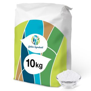 Golden Ingredients Natron Pulver 10 kg - Natriumhydrogencarbonat, Backsoda, Backpulver, Soda, Lebensmittelqualität