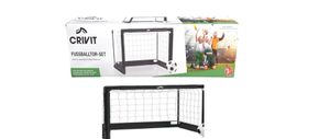 Crivit Mini-Tor mit Fußball Fußball Sport Garten Freizeit Fußballtor