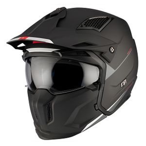 Kask Jet MT Helmets Streetfighter S SV Stripe ECE 22.06, rozmiar:L, kolor:czarny mat/szary