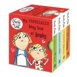 Charlie and Lola: My especially busy box of books by Lauren Child (Board book)