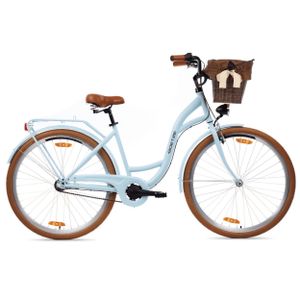 Goetze CityBike Style 28 Zoll 3 Gang Shimano Tiefeinsteiger Damen City Bike mit Korb
