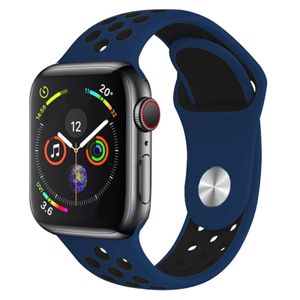 Náhradní řemínek pro Apple Watch Series 4 / 5 40mm Smartwatch řemínek silikonový modrý