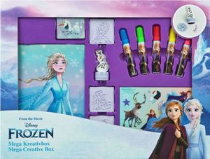 Zestaw kreatywny dla dzieci Disney Frozen z akcesoriami do kolorowania i prac ręcznych