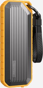 M.2 NVMe SSD kryt USB-C - 10 Gbit/s - žltý