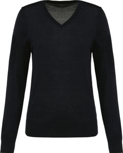 Kariban Premium Merino-Damenpullover mit V-Ausschnitt