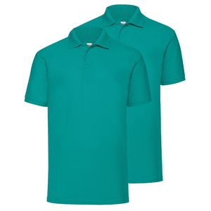 Doppelpack Fruit of the Loom 65/35 Polo + GRATIS MyShirt Stoffbeutel