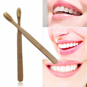 Umwelt Zahnbürste natürlicher Bambus Mundpflege Zähne putzen weiche Borsten Erwachsene