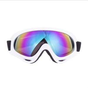 Skibrille Snowboardbrille Anti fog UV Schneebrille Beschlag Damen Herren Weiß