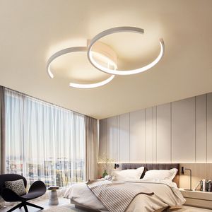 LED Deckenleuchte Deckenlampe SX8718W  mit Fernbedienung Lichtfarbe/Helligkeit einstellbar dimmbar weiß lackierte Metallrahmen LED Schlafzimmerleuchte ceiling light