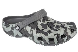 Crocs Classic Spray Camo Kids Clog 207594-097, Klapki kąpielowe, dla chłopców, Czarny, Rozmiar: 28/29