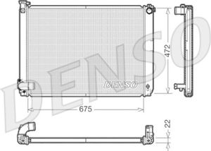 Chłodnica silnika DENSO DRM51005 Chłodnica silnika DENSO DRM51005