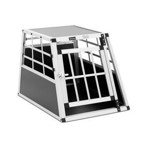 Wiesenfield Hundetransportbox - Aluminium - Trapezform - 55 x 70 x 50 cm