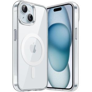 Schutzhülle für iPhone 15 Hülle kompatibel mit MagSafe Transparent Silikon Case