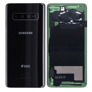 Samsung Galaxy S10 G973F DUOS Akkudeckel Backcover Prism Black Schwarz Original