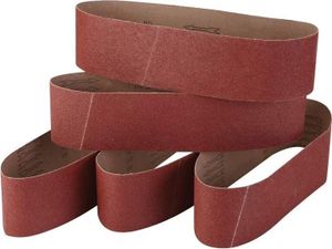 100 mm x 915 mm Schleifbänder 60/80/120/240/320 Korn Bandschleifer Werkzeug für Holzbearbeitung, Metall Polieren, 5 Stück Aluminiumoxid Schleifband