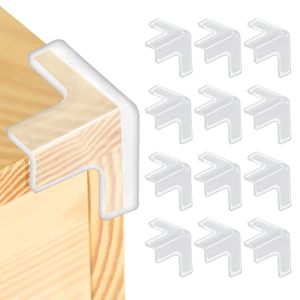 Kantenschutz Eckenschutz Selbstklebend Transparent kindersicherung Tischkantenschutz Eckschutzkanten(12pcs)