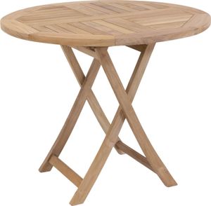 Gartentisch Klapptisch Paris in premium Teak rund D 90 Gartentisch Klapptisch Paris in premium Teak rund D 90