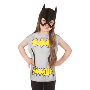 Batman - T-Shirt und Maske ‘” ’"Batgirl"“ BN5730 (104-116) (Grau/Gelb/Schwarz)