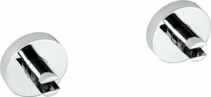X-ROUND Glasablage halter 8mm, Chrom