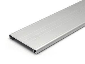 Länge 640mm - Kabelkanal - Deckel 80 mm aus Aluminium. Alu Profile