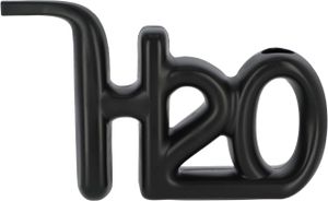 Esschert Design Gießkanne H20 Schwarz 1,15 Liter - Kunststoff