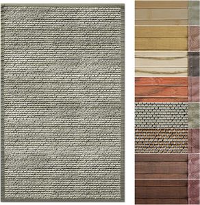 Bambusový koberec Bambusová rohož s textilným rámom Panda Nature 90 x 120 cm