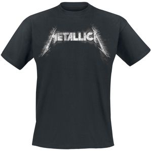 Metallica - Spiked Uni Großes T-Shirt - Schwarz