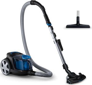 Bezvreckový vysávač Philips PowerPro Compact, energetická trieda
