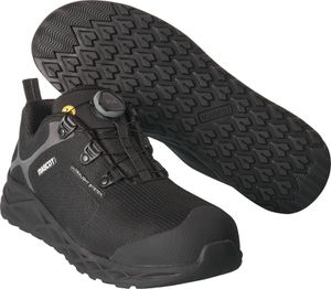 Mascot Sicherheitshalbschuh Footwear Carbon F0270, Farbe:schwarz/dunkelanthrazit, Größe:43